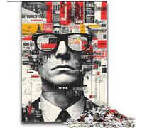 People Wearing Glasses Adult Jigsaw Puzzles 2000 Pieces, Educational Stress Relief Toy for Is Ideal As A Gift for The Whole Family (70x100cm)