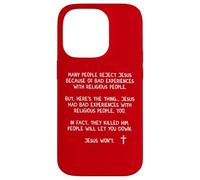 People Will Let You Down Jesus Wont John 8 59 Matthew 28 20 Case for iPhone 14 Pro