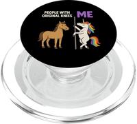 People With Original Knees And Me Unicorn Horse PopSockets PopGrip for MagSafe