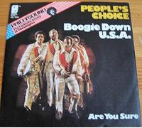 People's Choice - Boogie down U.S.A. (1976,CBS-Blitzinfo) / Vinyl single [Vinyl-Single 7'']