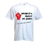 People's Front of Judea Men's T-Shirt (Large, White)