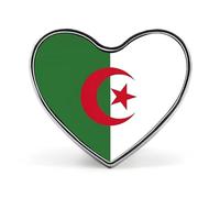 People'S Republic Of Algeria Flag Shirt Brooch - Buttons Modesty Pins, Cover Up Blouse Pins, Safety Invisible Buttons Fixed Brooche Badges For Bags, T Shirt, All Clothes Accessories Gift