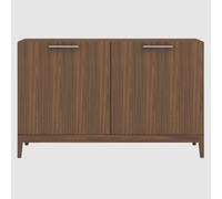 peoria wooden sideboard with 2 doors in walnut