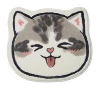 Peosaard Area Rugs for Bedroom, Cat Irregular Shaped Rug, Kid Cute Carpet, Water Absorption Non-slip Floor Mat for Decorating Bedrooms, Hallways, Gates, Shops(Style2)