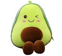 Peosaard Avocadoes Plush, 24 Inch Avocadoes Pillow Large Stuffed Fruit Toy, Super Soft Plush Hugging Pillow for Kids and Adults, Cute Room Decor, big stuffed animal