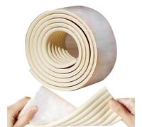 Peosaard Baby Proofing Corner Guards with Adhesive 78.7x3 Inch Bunk Bed Ladder Pads Cut-Free Fireplace Baby Proofing No Residue for Furniture Sharp Edge Corner Crib Guard Baby Proofing White