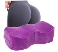 Peosaard BBL Pillow After Surgery, Butt Lift BBL Recovery Pillow, High-Resilience Foam Seat Cushion, Detachable Butt Support Pillow with Handle for Sitting, Post Surgery, Purple