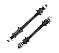 Peosaard Bicycle Wheel Hub Axle Front Rear Steel Solid Spindle Shaft Vintage BMX for Road Skewer 150mm 180mm, bicycle grease
