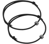 Peosaard Bracelet Car Window Breaker,2Pcs Adjustable Glass Breaker with Tungsten Carbide Bead,Simple and Stylish Self Defense Bracelet for Vehicle Emergency Safety Escape Tool