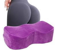 Peosaard Butt Pillow, BBL Pillow After Surgery Butt Lift BBL Pillow High-Resilience Foam Seat Cushion Butt Pillow Detachable Surgery Pillow with Handle for Sitting, BBL Post Surgery Supplies, Purple