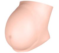 Peosaard Fake Pregnant Belly,Artificial Bump Tummy Pregnant Belly,4-6 Months Realistic Soft Skin Touch Wearable Pregnant Belly Bodysuit for Actor Performance Maternity
