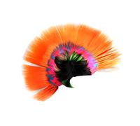 Peosaard Funny Cockscomb Wigs Halloween Christmas Party Costume Dress Up Headdress Mohawk Cockscomb Hair(Rainbow Orange), Smart Water Valve