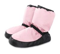 Peosaard Girls Ballet Warm Up Booties, Fleece-Lined Dance Shoe Covers with Adjustable Strap, Pre-Pointe Foot Warmers for Ballet Class & Practice/L