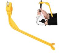 Peosaard Golf Swing Trainer, Golf Wrist Training Aid,Yellow Golf Swing Training Aid for Correcting Golf Swings and Stop Swinging over the Top, Golf Training Aid