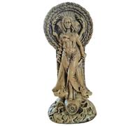 Peosaard Hecate Statue, Resin Goddess Altar Decor, Witchcraft Desktop Figurine/7x3 Inch