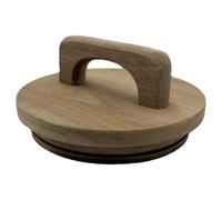 Peosaard Jar Lids, Ball Jar Lids, 4-Inch Reusable Wooden Mason Tops with Handle, Sealed for Kitchen Home, Mason Wide