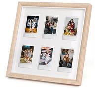 Peosaard Polaroid Photo Frame, 11x11 Wood Picture Frames, Wall Mount or Desktop Decorative Dust-Proof Polaroid Display for Home Decor, Polaroid Frame For Photos