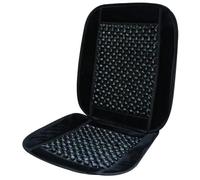 Peosaard Polished Waxed Beaded Seat Covers,Strung Massaging Car Seat Cushion for Cars,Black Minimalist Universal Massaging Cooling Car Seat Cushion Car Accessories
