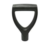Peosaard Rake Handle Replacement, Spade Handle Garden Fork Shovel D Shaped Plastic Grip for Digging Raking Tools Black, Shovel