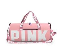 Peosaard Sport Gym Duffle Travel Bag,Ultimate Gym Bag with Handle,Pinks Travel Weekend Bag with Wet Pocket for Swimming Business Trips