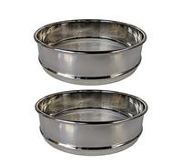 Peosaard Sprouts Growing Kit, Seed Sprouting Tray 2PCS Stainless Steel and Iron Stackable Germination Trays with Tier Mesh Seed Sprouter Tray for Garden, Sprouting Trays