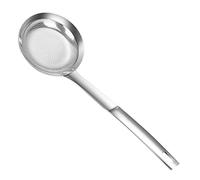 Peosaard Stainless Steel Skimmer Spoon, Skimmer Spoon Stainless Steel Fine Mesh Fat Strainer Colander Sieve for Kitchen Cooking, Mesh Strainer