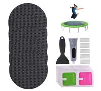 Peosaard Trampoline Repair Patch Kit, 17Pcs Professional Grade Patch for Holes & Tears, 4x4in Replacement Trampoline Mat Accessories