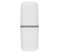 Peosaard Travel Toothbrush Holder, Splittable Toothpaste Case, Compact Snap-Closure Design for Camping & Business Trips