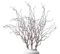 Peosaard Twigs, 3Pcs Branches for Vase, 47.2 Inch Antler Shaped Plastic Willow Branches Artificial Decorative Twigs for Flower Arrangement, Willow