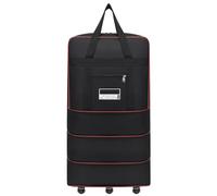 Peosaard Wheeled Duffle Bag 32x19x11in Expandable Foldable 360° Rotating Rolling Duffle Bag Carry on Duffle Bag with Wheels and Handle, Business Trip, Large, Wheeled Duffle Bag