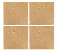 Peosaard Worm Blanket 4Pcs 24x24in Jute Fiber Easy Cutting Worm Bin Blanket for Composting with Pull Ring Foldable Worm Blankets for Worm Farm Worm Composting Bin, Worm Blanket