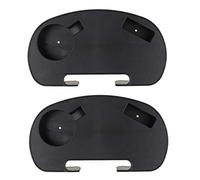 Peosaard Zero Chair Cup Holder,2Pcs Zero Chair Tray with Mobile Device Slot,Snack Tray, and Water Cups,Universal Recliners Cup Holder Tray for Fold Lounge Chairs