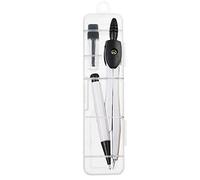 Peosevi Drawing Compass,Kid Adult Teen Math Compass for Drawing | White/Black Drawing Compass for Kids & Adults with Extra Lead