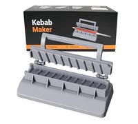 PEOUWNES Large Kebab Maker Press, Gray Plastic Kabab, Manual Kabob Mould, Kabob Maker Barbecue Skewers Form Your Kofta Kebab Like a Traditional Chef Handmade Kebab