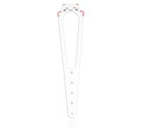 PEOVLVN Cat Door Stopper, 5 Adjustable Sizes Door Buddy Cat Door Latch to Keep Dog Out of Litter Box and Food Door Prop for Cats, No Tool Required & No Wall Damage (White)