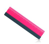 PEOVLVN Professional Squeegee for Vinyl, Small Felt Squeegee with Ruler Wallpaper Smoothing Tool Vinyl Wrap Squeegees for Decals Sticker Paper Wallpaper Window Film (30cm)