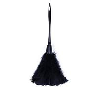 Peowuieu 1 x Turkey Duster with Black Plastic Handle Cleaning Tool (Black) 35 cm