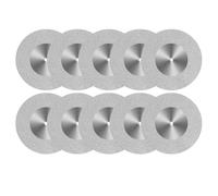 Peowuieu 10 Pcs Glass Cutting Disc 60mm Diamond Cutting Wheel Cut Off Wheels for Rotary Tool Drill Attachment Polishing Tiles
