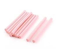 Peowuieu 10pcs 100mm x 7mm Adhesive Hot Glue Sticks for Hot Glue Pink