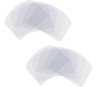 Peowuieu 13PCS Transparent Cake Cream Scraper Flexible Plastic Icing Buttercream Smoother Cake Decorating Tools Baking