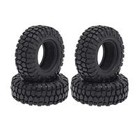 Peowuieu 4PCS 48mm 1.0 Soft Tires Tyre for 1/24 RC Crawler Car SCX24 90081 AXI00002 Upgrade Parts