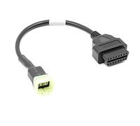 Peowuieu 6 to 16 Pin OBD2 Connectors Diagnostic Tools OBD Extension Cables Adapters for Motorcycle Z Serie