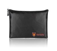 Peowuieu Fireproof Document Bag, Waterproof and Fireproof Document Bag, Fireproof Money Bag for A4 Document Holder