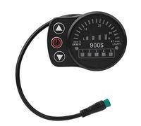 Peowuieu KT-900S E-Bike LED Display Meter Waterproof Connector Display Code Table Universal 24V/36V/48V Electric Bike Intelligent Control Panel