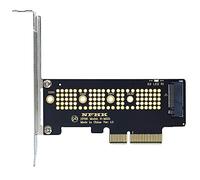 Peowuieu M.2 NVME SSD NGFF to PCIE 3.0 X4 Adapter PCIE M2 Riser Card Adapter Support 2230 2242 2260 2280 Size NVMe M.2 SSD