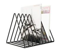 Peowuieu Vinyl Record CD Rack Album Display Rack Multifunctional Vertical European Art Collection
