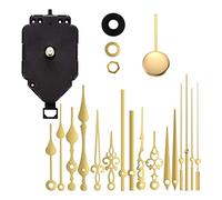 Peowuieu Wall Silent Pendulum Quartz Clock Movement, Pendulum Clock Mechanism Parts Motor Replacement DIY Repair Parts