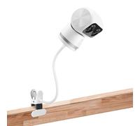 Peozenithus Flexible Clamp Mount Compatible with Eufy Security Indoor Cam S350 Camera, Security Indoor Cam E220/P24, Gooseneck Arm with 15.7inch, No Wall Damage and No Tools Required