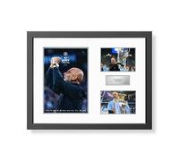 Pep Guardiola Manchester City 10 Years Celebration Programme Framed Display, Commemorative Multi-Photo Frame