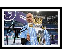 Pep Guardiola - Manchester City Autograph Signed & Framed Photo Display